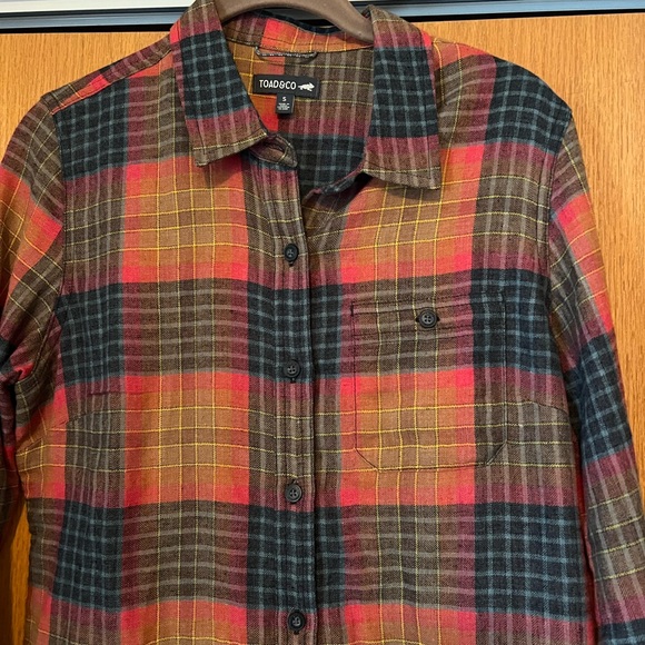 Toad&Co Multicolor Plaid Shirt Dress - Picture 4 of 10